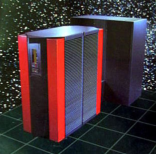 Press photo of a Cray Y-MP 2E system
