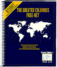 Cover shot of the Guide for Greater Columbus Free-Net.